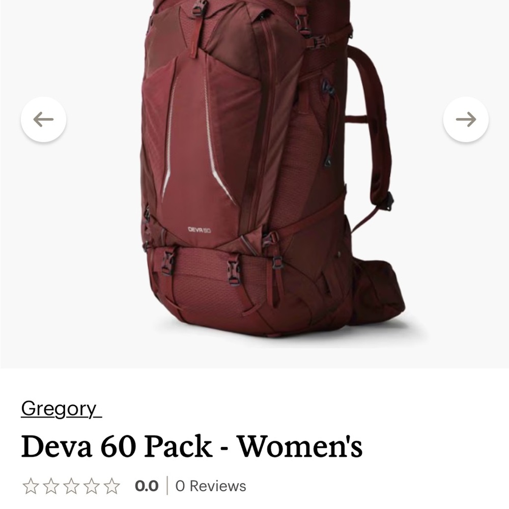 Gregory Deva Ruby Red Backpack - image 4